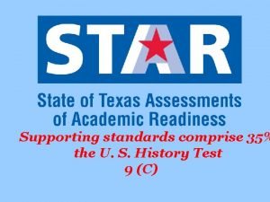 Supporting standards comprise 35 the U S History