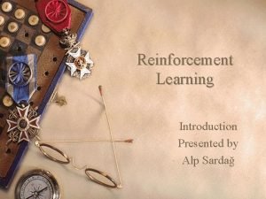 Reinforcement learning lectures