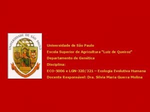Universidade de So Paulo Escola Superior de Agricultura