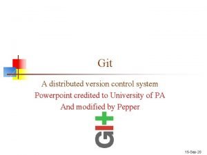 Git powerpoint