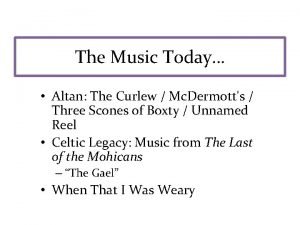 The Music Today Altan The Curlew Mc Dermotts