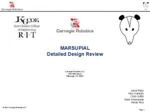 Carnegie robotics llc