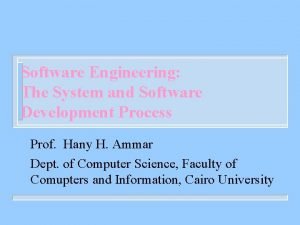 Software development process definition