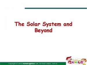 Www.makemegenius.com solar system