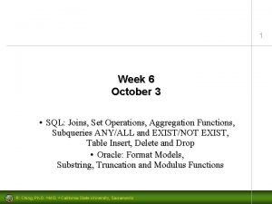 Modulus in sql