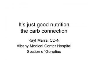 Carb connection