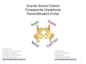 Granite district portal