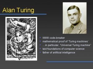 Alan Turing WWII codebreaker mathematical proof of Turing