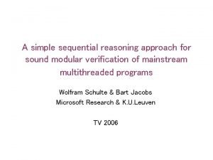 Sequential reasoning examples