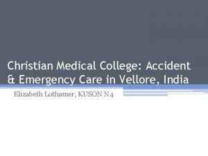 Cmc vellore emergency medicine Cmc vellore emergency medicine