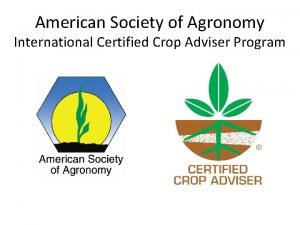 Job market for certified crop advisors