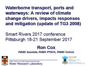 Waterborne transport ports and waterways A review of