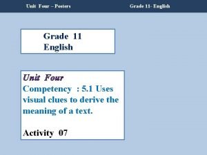 Posters class 11