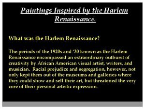 Harlem renaissance drawings