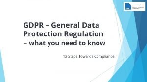 GDPR General Data Protection Regulation what you need