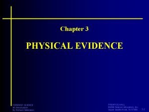Forensic science an introduction