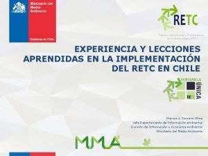 Registro de Emisiones y Transferencias de Contaminantes RETC