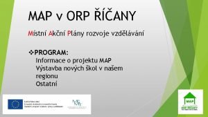 MAP v ORP ANY Mstn Akn Plny rozvoje