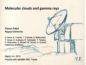 Molecular clouds and gamma rays Yasuo Fukui Nagoya