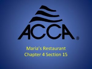 Marias Restaurant Chapter 4 Section 15 Deflection and