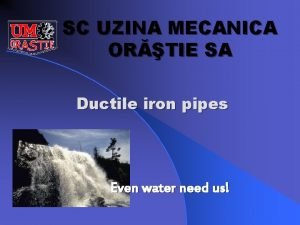 Ductile iron fittings