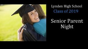 Lynden High School Class of 2019 Senior Parent