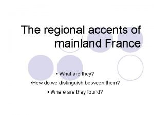 French regional accents