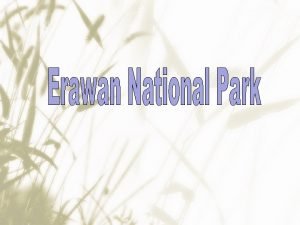 The limestone hills of Erawan National Park rise