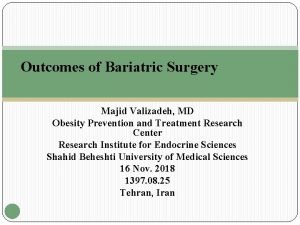 Dr majid bariatric surgery