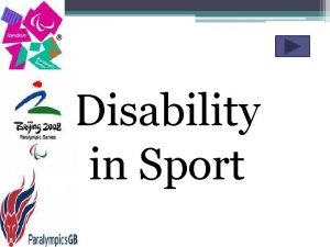 Disability discrimination act in sport Disability discrimination act in sport