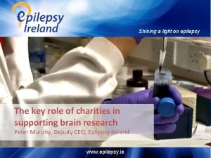 Shining a light on epilepsy The key role