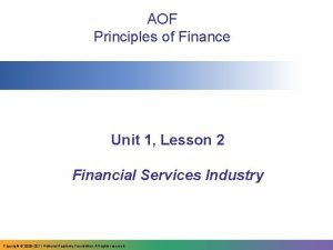 Unit 5 lesson 2 financial accounting