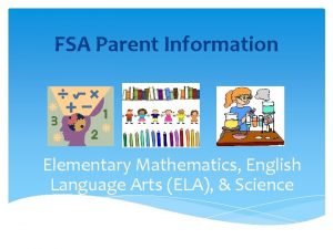 Fsa test design summary 2020