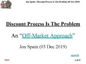 Jon Spain Discount Process Is The Problem 03