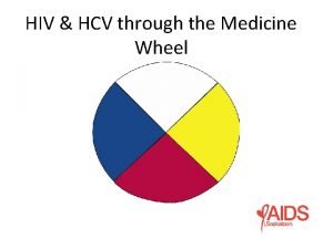 HIV HCV through the Medicine Wheel Our Services