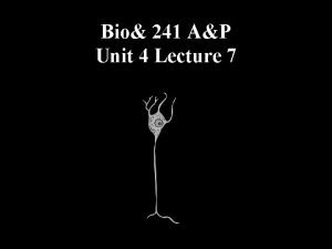 Bio 241 AP Unit 4 Lecture 7 Basic