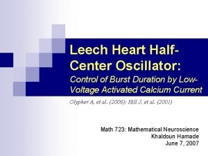 Half center oscillator