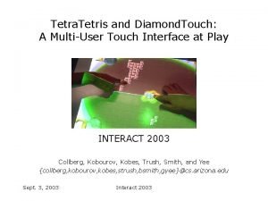 Tetris diamond