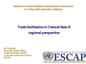 Trade facilitation meaning
