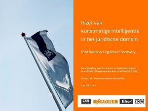 Inzet van kunstmatige intelligentie in het juridische domein