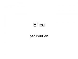 Eliica par Bou Ben LEliica est une voiture