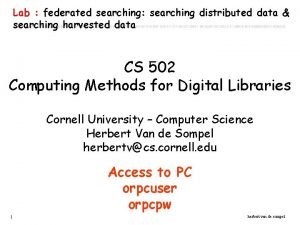 Federated search vs distributed search Federated search vs distributed search