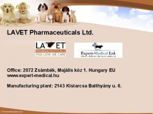 Lavet pharmaceuticals