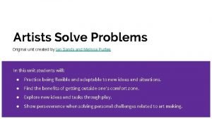 Solve problems