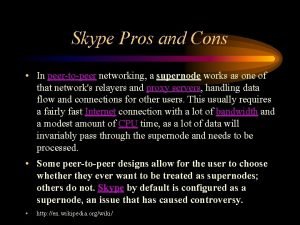 Cons of skype