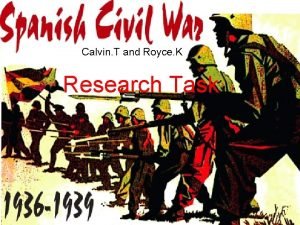 Calvin T and Royce K Research Task 1