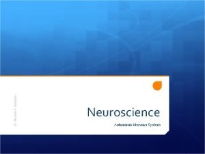 Dr Michael P Gillespie Neuroscience Autonomic Nervous System