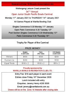 Illawarra zone 16 pennants results