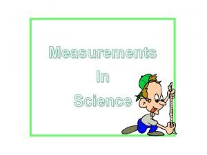 A measurement includes both a number and a unit.