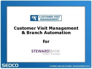Sedco customer journey management